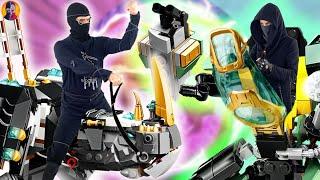 ЧМЗН VS СТСН - НОВАЯ МЕГА БИТВА ЗА НИНДЗЯГО-СИТИ! ДРАКОНЫ LEGO NINJAGO VS РОБОТЫ!