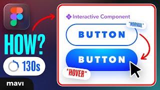 Button OUTLINE TO FILL (On HOVER) in Less Than 130s (Figma Tutorial)