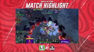 TEAM L1GA VS GEEK FAM MATCH HIGHLIGHTS (GAMES OF FUTURE - DOTA 2)