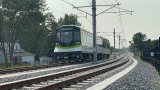 REM Train Testing on the North Shore | Le REM en Essai sur la Rive Nord