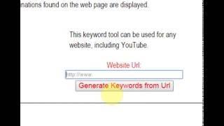 Free Online Keywords From Url Generation Tool ⋮ Scrapers〘N〙Bots