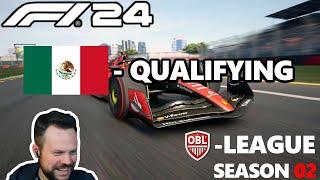 QUALIFYING IN MEXIKO  LIGARENNEN - OBERNASEN LEAGUE  Let´s Play F1 2024 [ Formel 1 / Deutsch ]