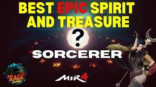 MIR4 Epic Spirit and Spirit Treasure Suggestions for Sorcerer class!