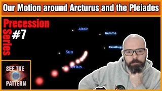 Mapping our Motion around Arcturus and the Pleiades