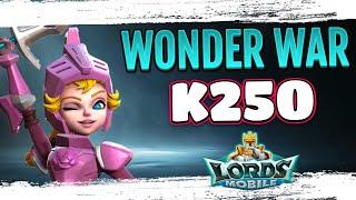 K250 WAR OF WONDERS TWK VS KOA // LORDS MOBILE