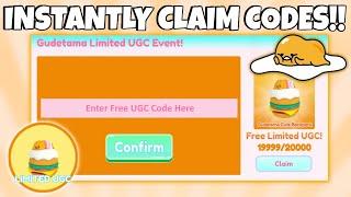 INSTANTLY Claim Gudetama Backpack With These CODES! | Roblox My Hello Kitty Cafe Limited | Riivv3r
