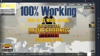PUBG Mobile |Tencent Gaming Buddy| White Screen Problem Solved 100% With Prove