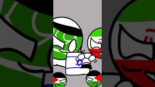 Israel meet the enemies #drawing #animation #countryballs #shorts