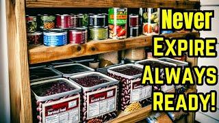 Stockpile These 12 Foods That Will NEVER Expire!