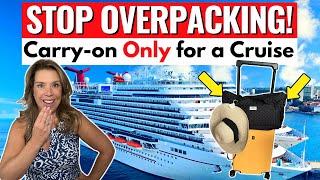 PACKING CARRY-ON ONLY FOR A CRUISE: 15 Tips, Hacks & How-tos