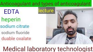 Anticoagulant blood collection tube / types of anticoagulant and uses #edta #heperin