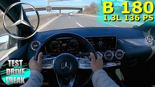 2022 Mercedes Benz B 180 136 PS TOP SPEED AUTOBAHN DRIVE POV