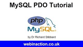 MySQL PDO Tutorial Lesson 2 - Error catching