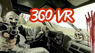 TERROR 360  ( CREEPY ART THE CLOWN )  #vr.  VR HORROR EXPERIENCE  360 video