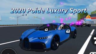 ROBLOX Vehicle Legends NEW CAR 2020 Poide Luxury Sport lap time