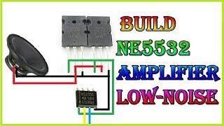 DIY 50W Mono Amplifier Using 2SC5200 and 2SA1943 With IC NE5532 | Share Tech Creative