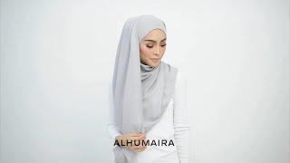 Chest Covered Shawl Tutorial | Malaysia Hijab Tutorial | Alhumaira Contemporary