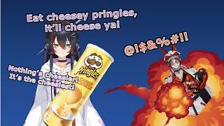 Mika and the power of pringles (making Mysta mald) [NIJISANJI EN | Mysta Rias | Eng sub]