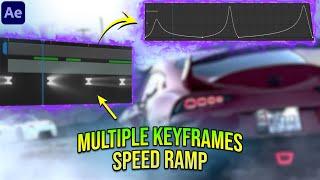 Speed Ramp With Multiple Keyframes & Speed Ramp in Reverse in After Effects