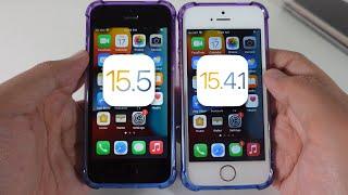 IPhone SE iOS 15.5 vs iPhone SE 15.4.1 - You Won’t Believe This