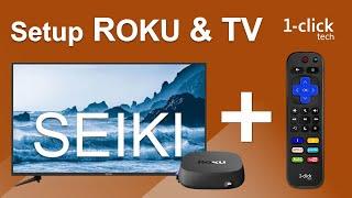 Seiki TV & Roku box: control with 1-clicktech remote