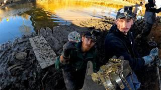 Toujours plus de bijoux ! On retourne fouiller le canal asséché