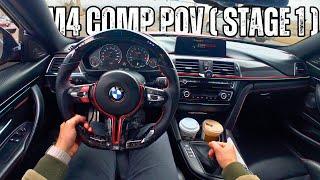 BMW M4 F82 Comp MHD Stage 1 POV Drive | 4K