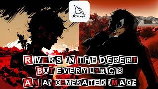 Rivers in the Desert but every lyric is an AI generated image! (behind the scenes)