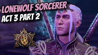 Lonewolf Wild Magic Sorcerer Playthrough Act 3 Part 2  - Baldur's Gate 3