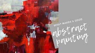 What Makes a Good Abstract Painting?