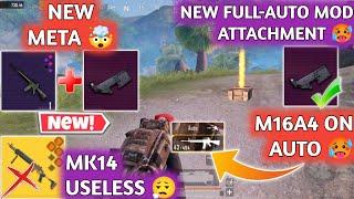 New FULL-AUTO MOD Attachment  M16A4 On Full AUTO Mode PUBG  METRO ROYALE