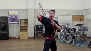 The basics of Arnis single stick striking