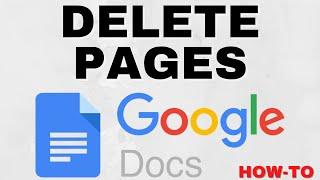 How to Delete a Page in Google Docs