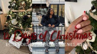 VLOGMAS | CHRISTMAS SHOPPING + GIFT WRAPPING + CHRISTMAS NAILS & MORE! | GeneiaLacole