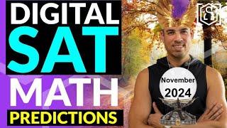 November Digital SAT Math PREDICTIONS! Huzefa predicts the math content for November 2024 SAT!