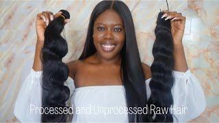 The Difference Between Processed and Unprocessed Raw Hair