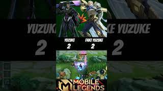 Yuzuke vs Fake yuzuke fake yuzuke destroy yuzuke #yuzuke #alucard #mlbb #shorts