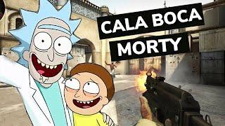 RICK E MORTY JOGANDO CS:GO