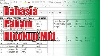 Belajar rumus hlookup mid pemula beseta contoh