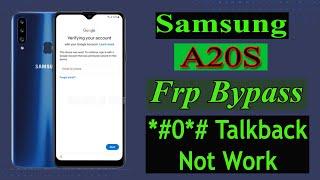 Samsung A20s (A207f) Frp Bypass Remove Google account Lock Android 10.