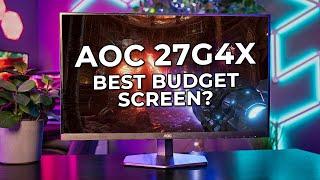 AOC Made An Almost Perfect Monitor | AOC 27G4X Gaming Monitor Review