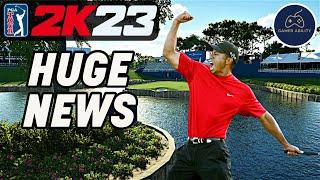 PGA TOUR 2K23 OFFICIALLY Announced! HUGE NEWS AND GAMEPLAY CLIP!