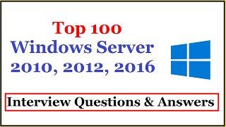 Top 100 Microsoft Server Interview Questions & Answers| Desktop Support Engineer Level 1