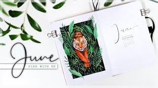 JUNE 2020 Plan With Me // Bullet Journal Monthly Setup