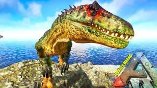 NUEVO DINOSAURIO MEGARAPTOR | ALLOSAURUS VS MEGARAPTOR | ARK survival evolved Gameplay MOD