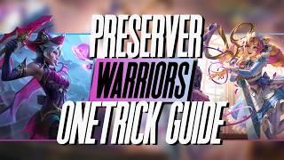 How to One Trick Preserver Warriors to CLIMB RANKED | TFT SET 12 Guide Patch 14.16