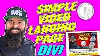 Simple Video Landing Page with Divi Theme Tutorial