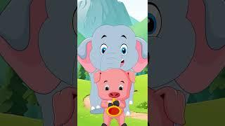 The Elephant Song For Kids I Kids Songs And Nursery Rhymes For Kids #shorts #ytshorts #kids