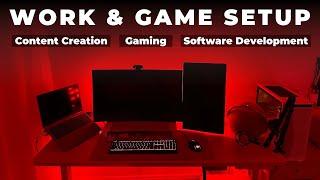 My Work & Gaming Setup!  | Content Creation, Gaming & Software Development