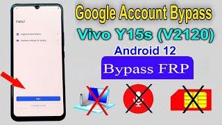 ViVO Y15s (V2120) GMAIL ACCOUNT BYPASS | ANDROID 12 - ANDROID 13  Without PC